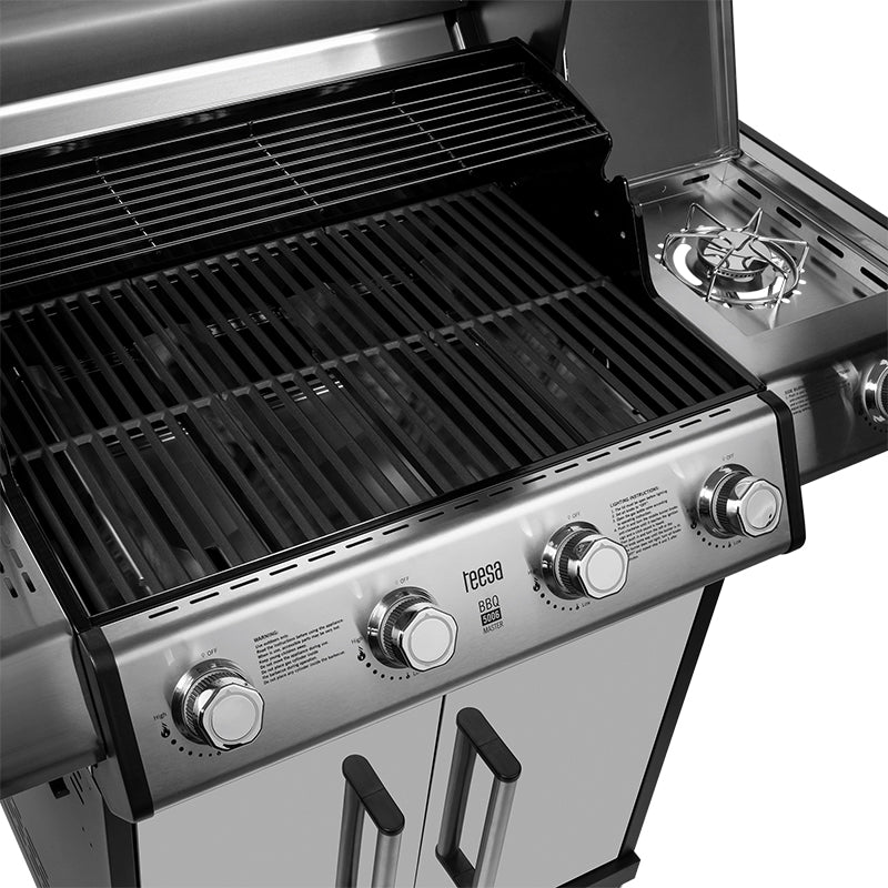 Grill Gaz 5 Arzatoare Master Grill Teesa Bbq 5006 cu DAB+