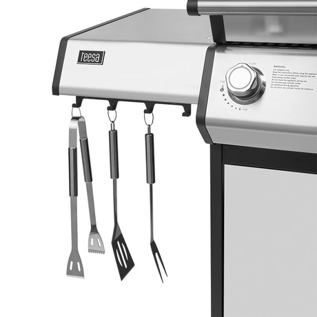 Grill Gaz 5 Arzatoare Master Grill Teesa Bbq 5006 cu DAB+