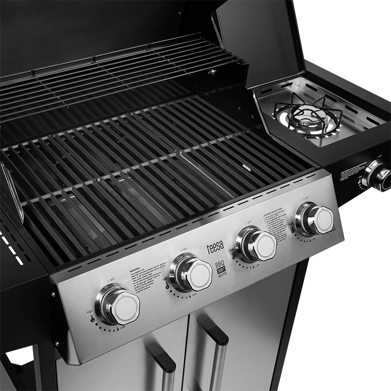Grill Gaz 5 Arzatoare Master Grill Teesa Bbq 5007 cu DAB+
