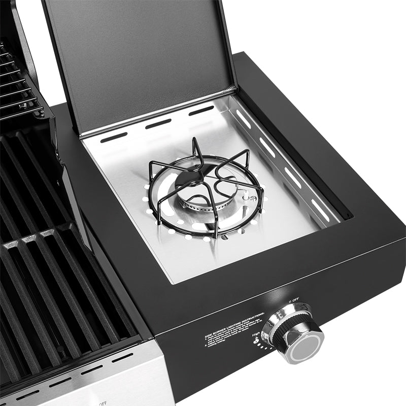 Grill Gaz 5 Arzatoare Master Grill Teesa Bbq 5007 cu DAB+