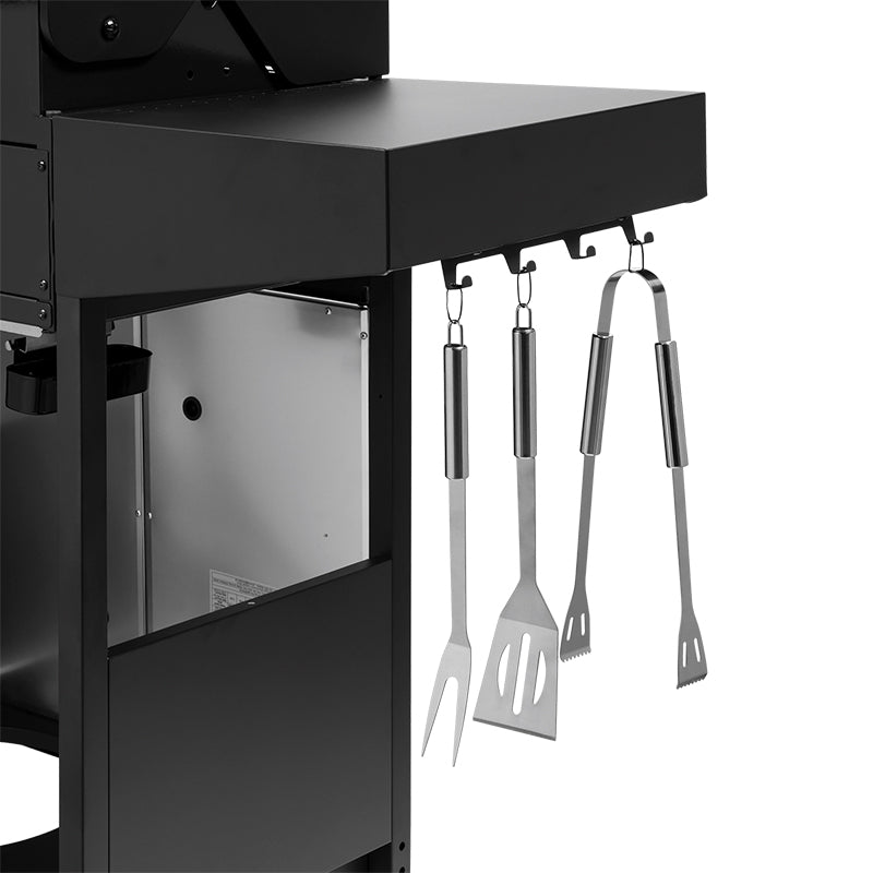 Grill Gaz 5 Arzatoare Master Grill Teesa Bbq 5007 cu DAB+