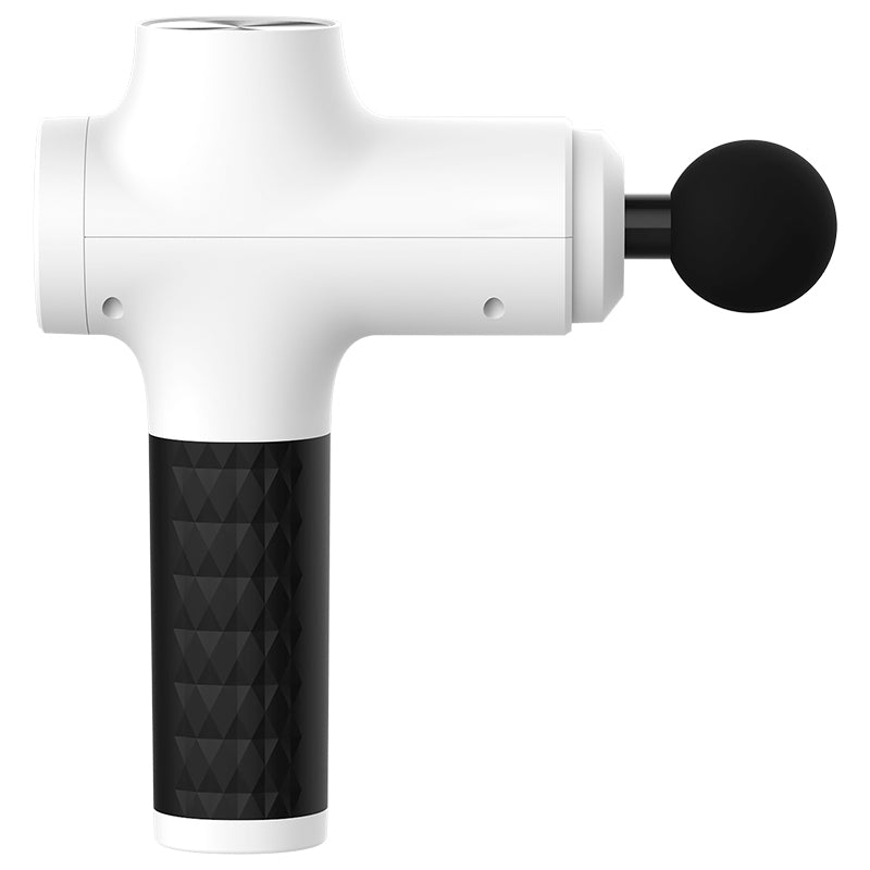 Aparat Masaj Tip Pistol Relax Gun Alb Teesa Mg 60 cu baterie 1800 mAh si USB