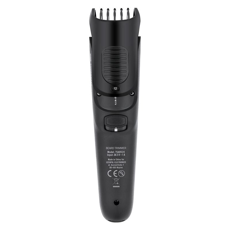 Cordless Beard Trimmer Hypercare Teesa T 200 cu baterie 1000 mAh si USB