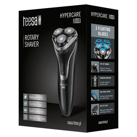 Aparat de Ras Rotativ Hypercare Teesa T 500 cu baterie 600 mAh