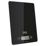 Cantar Bucatarie Sticla Negru Teesa Tsa 0804-b cu afisaj LCD