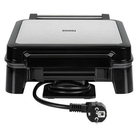 Aparat 4 Inox Teesa Wafe 1600W cu DAB+