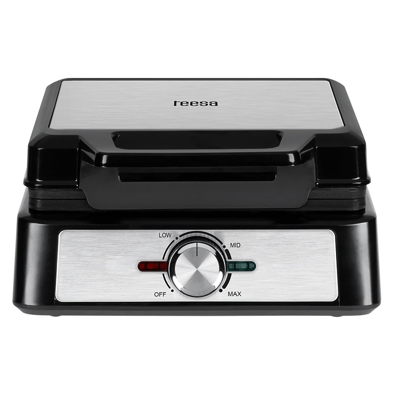 Aparat 2 Inox Teesa Wafe 1600W cu DAB+
