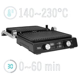 Grill Electric Panini Sandwich Teesa Tsa 3239 cu afisaj LED