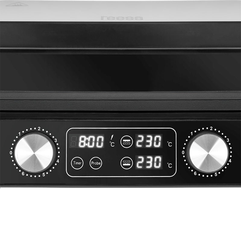 Grill Electric Panini Sandwich Teesa Tsa 3239 cu afisaj LED