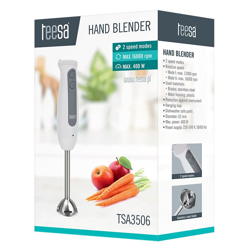 Blender Mana Teesa Alb 400W cu DAB+