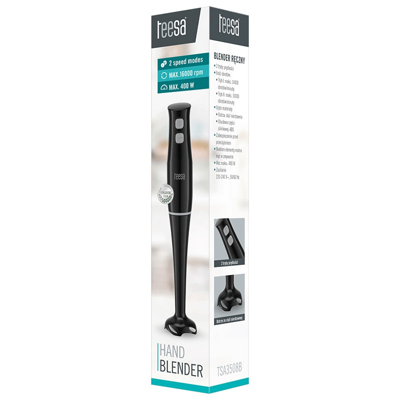 Blender Mana Negru Teesa Tsa 3508b cu DAB+