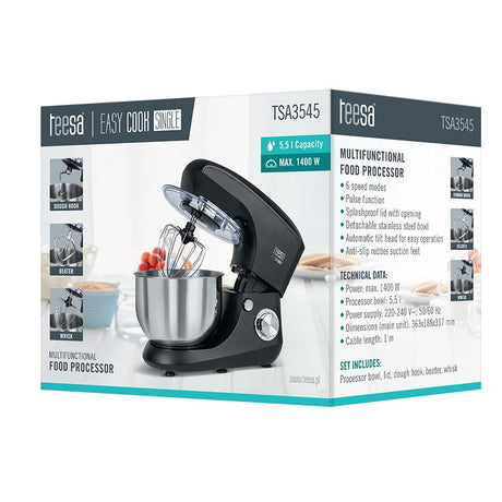 Robot Bucatarie Easy Cook White Teesa Tsa 3545-w cu DAB+ si Rezistenta la Apa