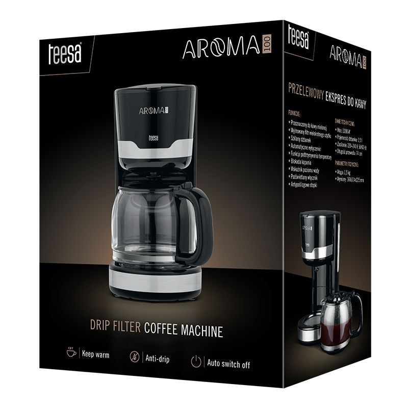 Cafetiera 1.5l Aroma 100 Teesa Tsa 4006