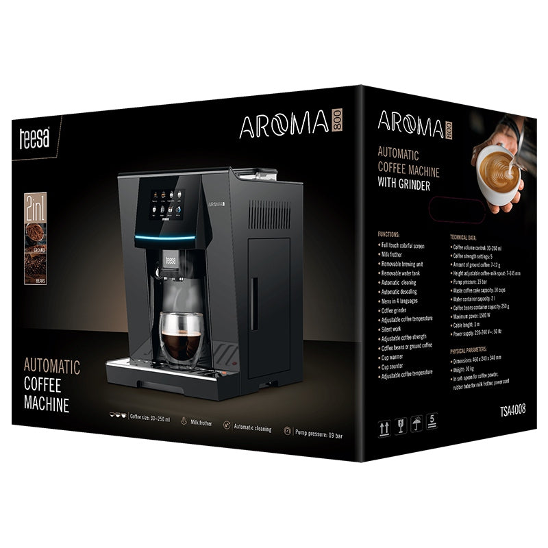 Espressor Automat 19 Aroma 800 Teesa Bar 1500W