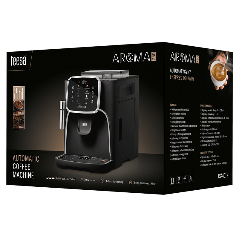 Espressor Automat 19 Bari Aroma 750 Teesa Tsa 4012 cu DAB+