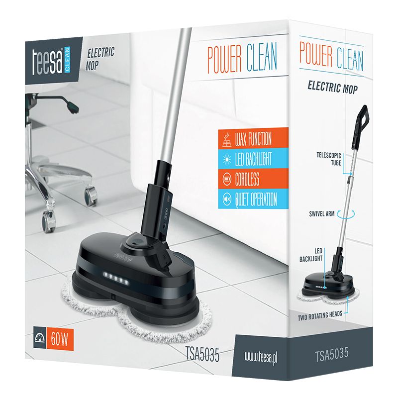 Mop Electric Power Clean Teesa Tsa 5035 cu baterie 2200 mAh