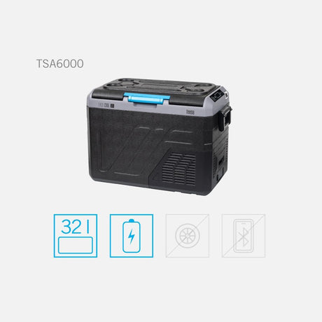 Lada Frigorifica Profesionala cu Compresor 32l Teesa Tsa 6000 cu afisaj LED, baterie reincarcabila si USB