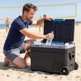Lada Frigorifica Profesionala cu Compresor 50l Teesa Tsa 6005 cu Bluetooth, afisaj LED, baterie reincarcabila si USB