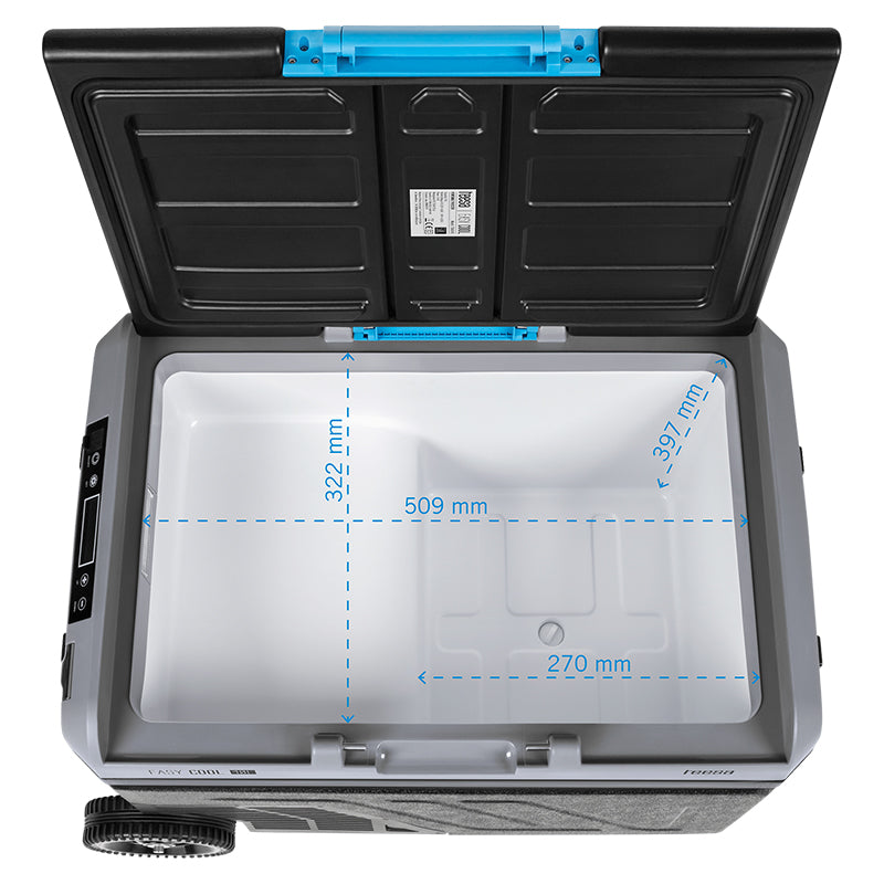 Lada Frigorifica Profesionala cu Compresor 50l Teesa Tsa 6005 cu Bluetooth, afisaj LED, baterie reincarcabila si USB
