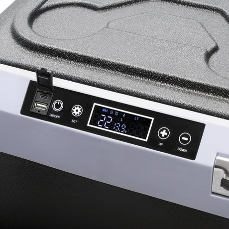Lada Frigorifica Profesionala cu Compresor 50l Teesa Tsa 6005 cu Bluetooth, afisaj LED, baterie reincarcabila si USB