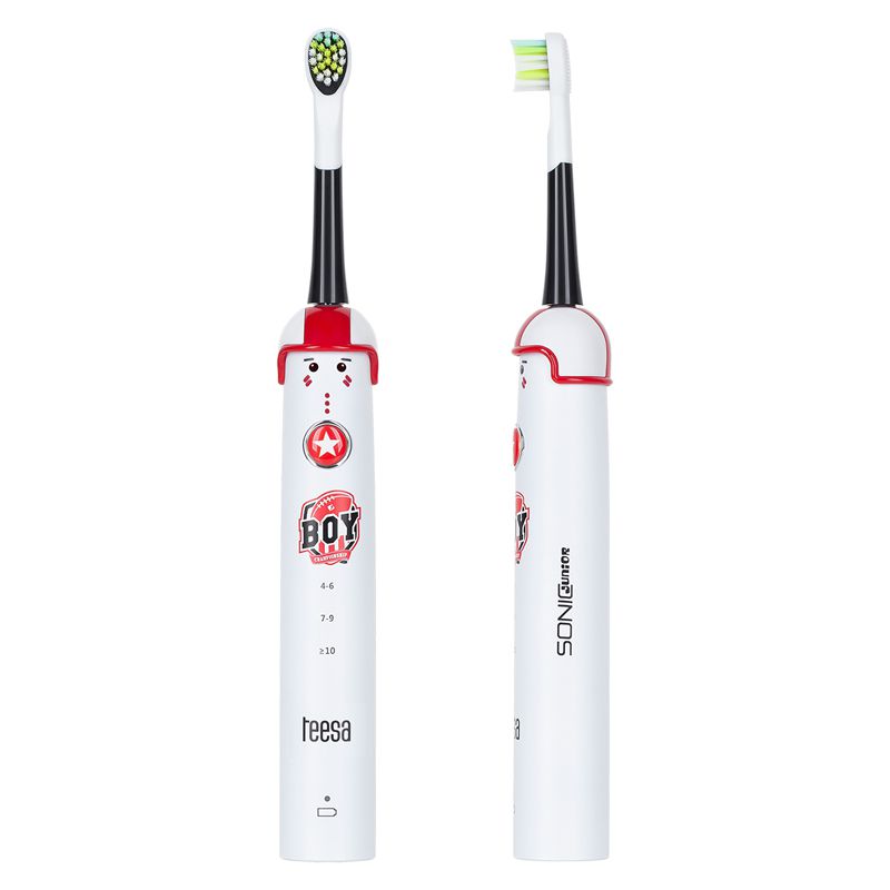 Periuta Electrica Sonic Junior Boy Teesa Tsa 8005 cu baterie 800 mAh