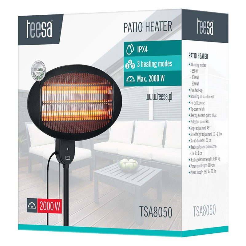Incalzitor Terasa Infrarosu Quartz Ipx4 Teesa Tsa 8050