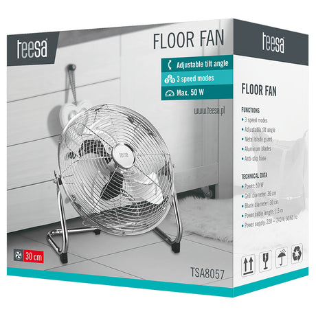 Ventilator Podea 3 Viteze Teesa Tsa 8057