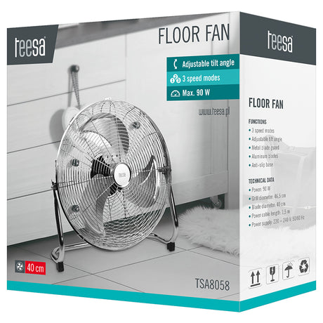 Ventilator Podea 3 Viteze Teesa Tsa 8058
