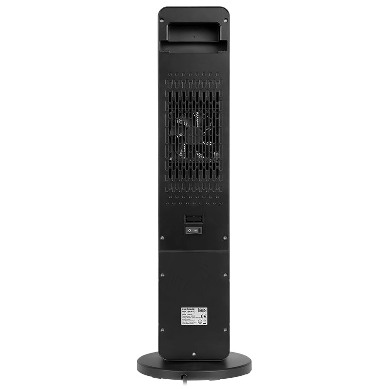 Aeroterma Turn Imitatie Semineu Teesa Ptc 2000W cu afisaj LED, baterie reincarcabila si Telecomanda