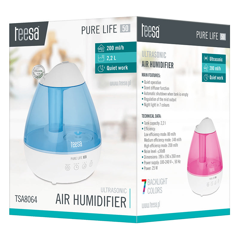 Umidificator Ultrasonic Pure Teesa Life 50