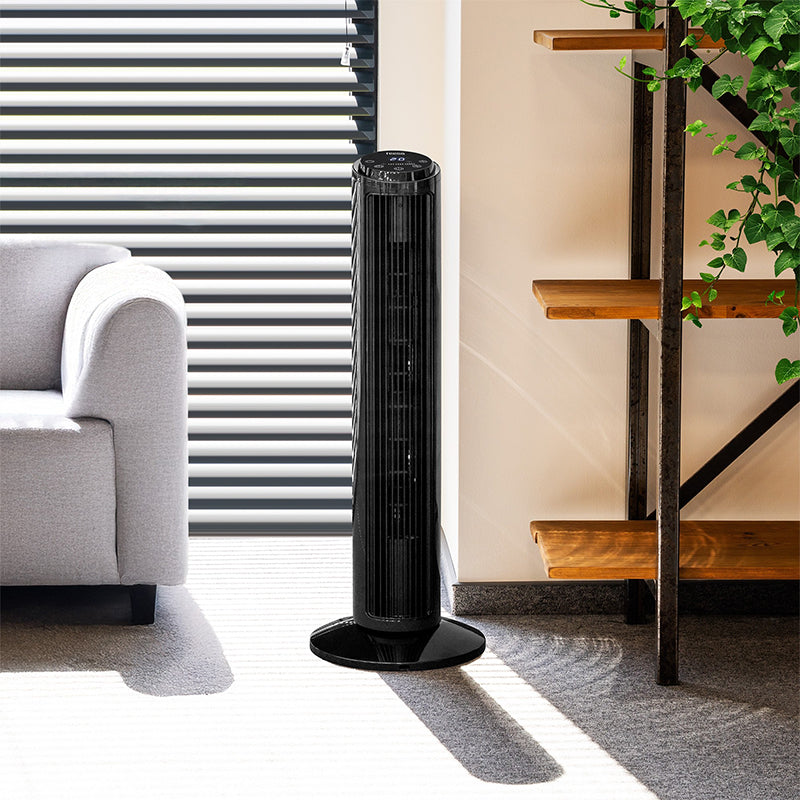 Ventilator Teesa Turn 74CM cu baterie reincarcabila si Telecomanda