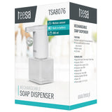 Dozator Automat Acumulator Sapun Spuma Teesa Tsa 8076 cu baterie 500 mAh si USB