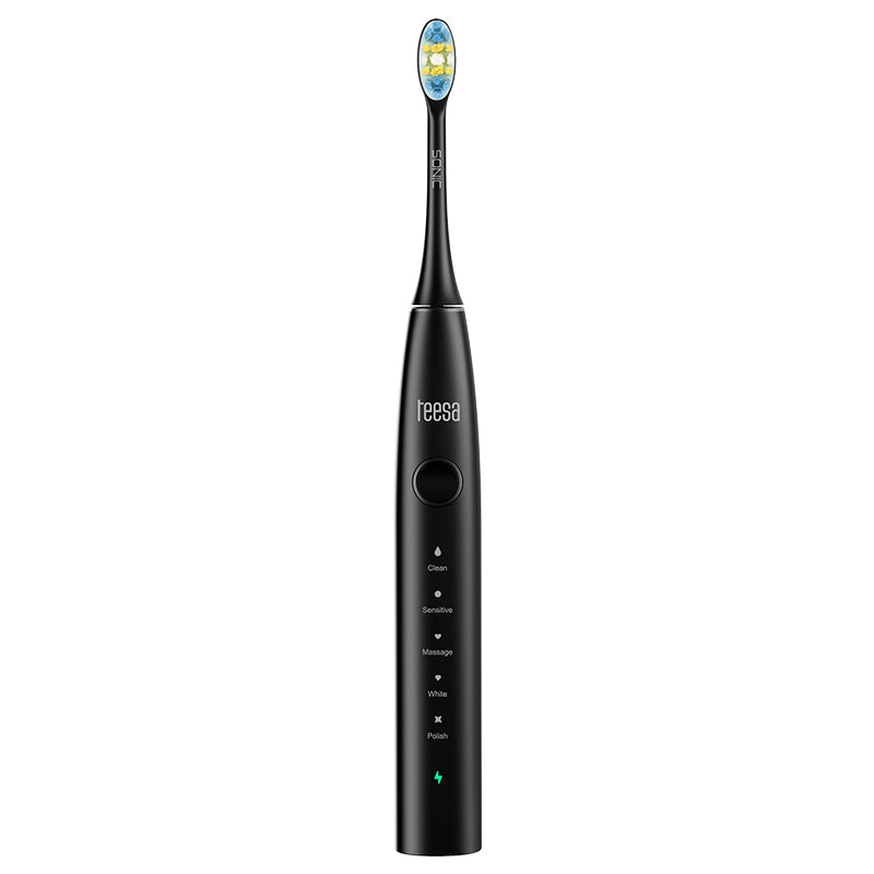 Periuta de Dinti Electrica Sonic 2 Black Teesa Tsa 8087-b cu baterie 1200 mAh si USB