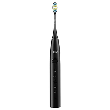 Periuta de Dinti Electrica Sonic 2 Black Teesa Tsa 8087-b cu baterie 1200 mAh si USB