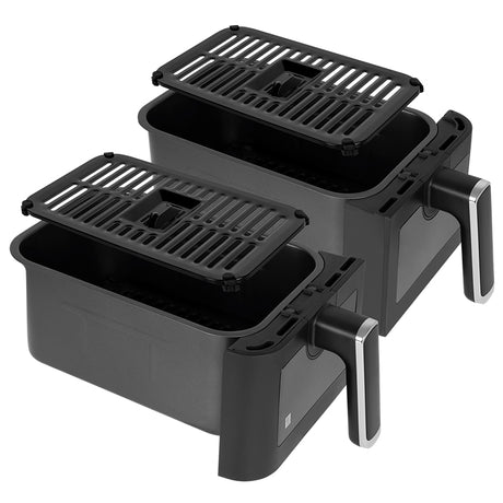 Friteuza Dubla Airfryer 8L 2700W Teesa Air Fryer Dual
