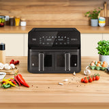 Friteuza Dubla Airfryer 8L 2700W Teesa Air Fryer Dual