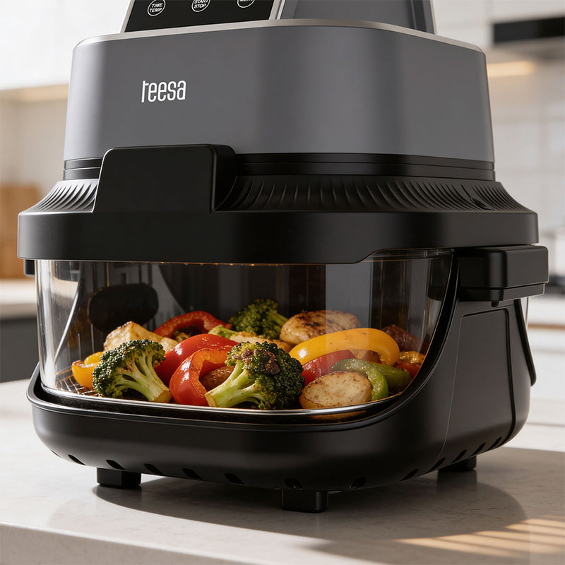Friteuza Glass Airfryer 4l+1.5l Teesa Tsa 8090