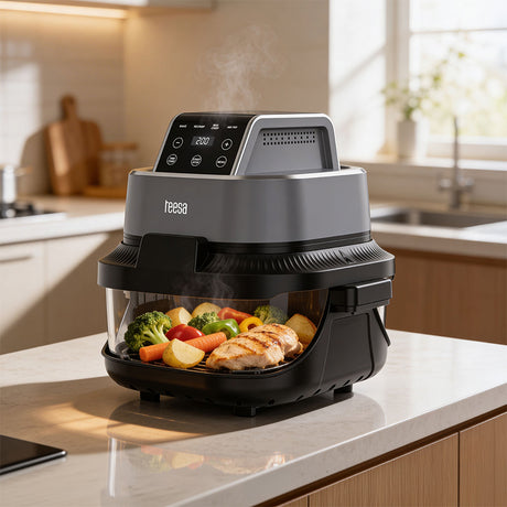 Friteuza Glass Airfryer 4l+1.5l Teesa Tsa 8090