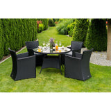 Set Mobilier Gradina Amber 2 Teesa Tsa 9003 cu Rezistenta la Apa