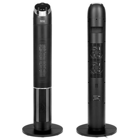 Aeroterma Turn Imitatie Semineu Teesa Ptc 2000W cu afisaj LED si Telecomanda