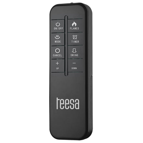 Aeroterma Turn Imitatie Semineu Teesa Ptc 2000W cu afisaj LED si Telecomanda