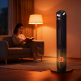 Aeroterma Turn Imitatie Semineu Teesa Ptc 2000W cu afisaj LED si Telecomanda