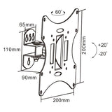 Suport - 42 Inch 30 Kg Negru LCD 23