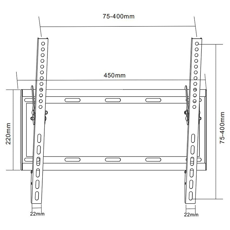 Suport Universal LED Inch-55 Inch cu Inclinare TV 26