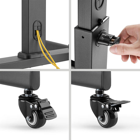 Suport TV Stand Mobil 32-55 Cabletech Inch 35KG