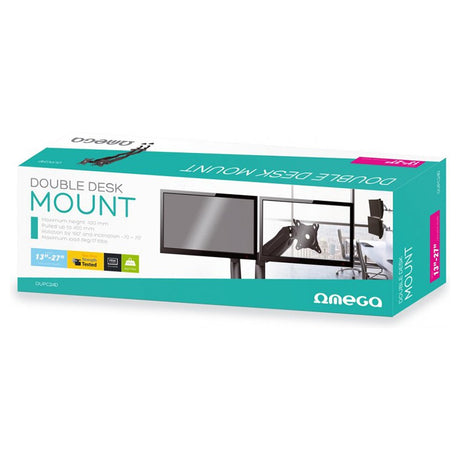 Suport 2 Monitoare 13-27 Inch Vesa 100x100