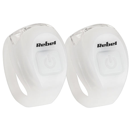 Set Lumini Bicicleta Silicon Rebel Urz 0036