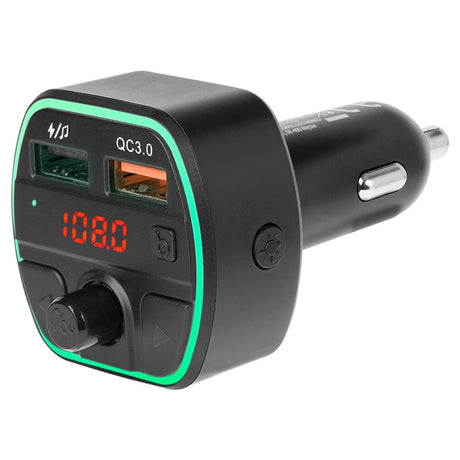 Modulator Audio Qc 3.0 2x Urz 0478 cu Bluetooth, radio FM, AUX si USB
