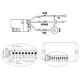 Senzor Pir Senzor Extern 800W 360 Grade