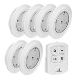 Set 6 Lampi LED cu Telecomanda Mce 0165
